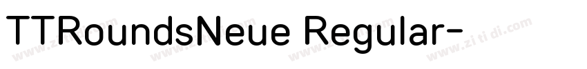 TTRoundsNeue Regular字体转换 TTRoundsNeue Regular字体转换